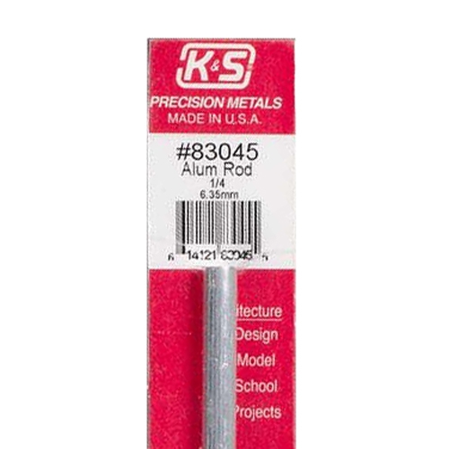 [모형재료]FK83045 알루미늄봉(6.4X305mm)