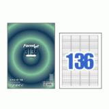 [폼텍] 분류표기용라벨지 LS-3136 100매 (136칸)