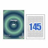 [폼텍] 분류표기용라벨지 LS-3145 100매 (145칸)