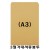 [우진] 42000 양면종이서류봉투/3절각대봉투 A3 (100매)