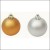 (재고한정)[크리스마스볼]트리장식볼-무광볼30Ø(12개):금색or은색