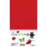[허니컴지/하니컴종이/벌집지]허니컴페이퍼A4-빨강