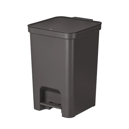(택배불가) [시스맥스] 273045 페달형휴지통13L(쓰레기통) - DG다크그레이