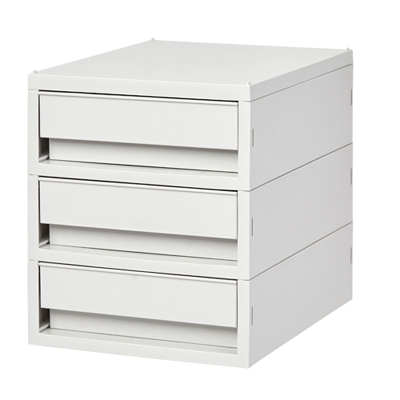 [시스맥스]280218 뉴트로소품함 중형3단(CG쿨그레이)