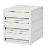 [시스맥스]280218 뉴트로소품함 중형3단(CG쿨그레이)