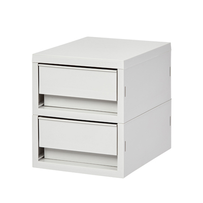 [시스맥스]280214 뉴트로소품함 소형2단(CG쿨그레이)