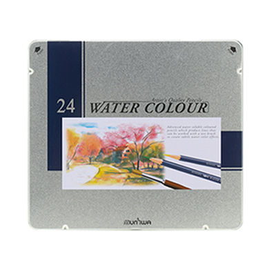 [문화] 수채색연필/틴케이스 24색