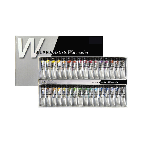 [알파] 아티스트 워터칼라 프리미엄 실버 32색(입시용)