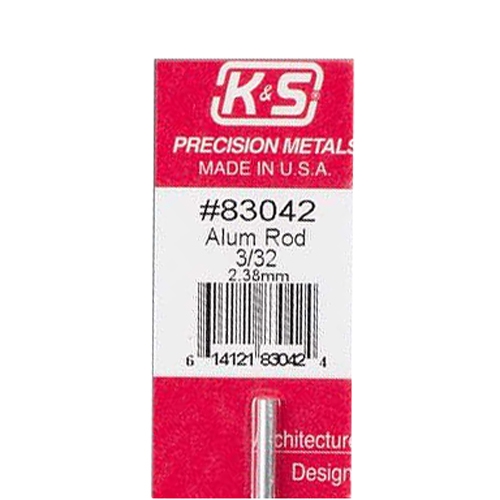 [모형재료] FK83042 알루미늄봉(2.4X305mm)
