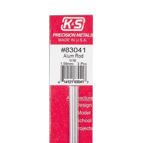 [모형재료] FK83041 알루미늄봉(1.6X305mm)