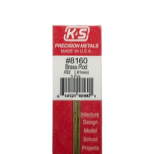 [모형재료]FK8160 황동봉(1.0X305mm)
