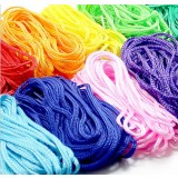 [오색끈] 둥근팁 운동화끈 신발끈 [95cm] 10개입