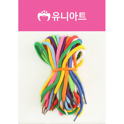 [유니] 2000 둥근팁 운동화끈 신발끈 혼합세트