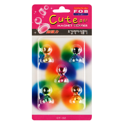 [포비월드] 큐티자석/장구자석/강력자석 CT-02 (11mm/5개입)