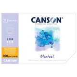 [CANSON 캔손 캔숀] 300g 몽발수채화 엽서팩 105x155mm - 중목 12매입