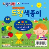 [종이나라]4000 도형색종이(세모,네모,동그라미)