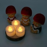 [LED전자초] 유니 LED촛불 티라이트 4.5cm (노랑)