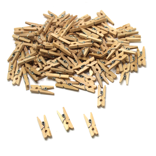 나무집게/사진걸이 2.5cm (15개)