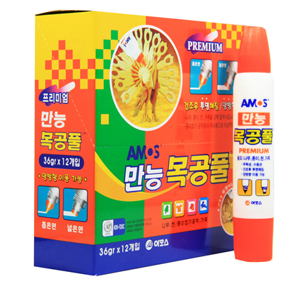 [아모스] 만능목공풀 목공본드 36g (12개)
