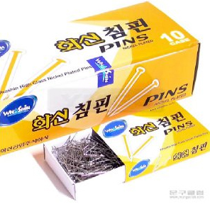 [화신] 실버침핀 10개입