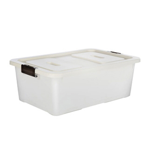 (택배불가)[리빙박스] 270776 프라임스토리지박스(중형:37L) - SM스모그(반투명)