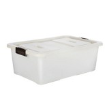 (택배불가)[리빙박스] 270776 프라임스토리지박스(중형:37L) - SM스모그(반투명)