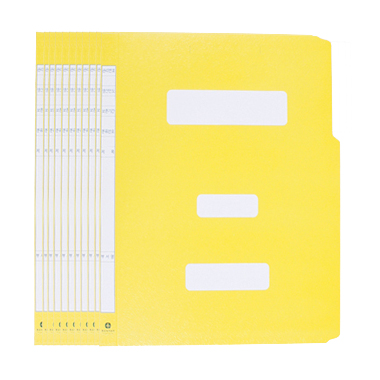 [문화] F194-7 종이문서화일 정부화일 [노랑/10장입]