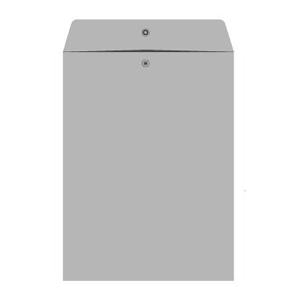 [우진] 비닐서류봉투 각대봉투 A4 (회색)