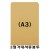 [우진] 42000 양면종이서류봉투/3절각대봉투 A3 (100매)