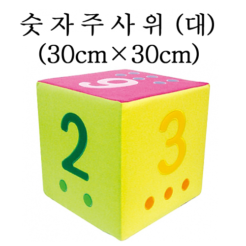[청양] 숫자주사위 - 대 30cmX30cm