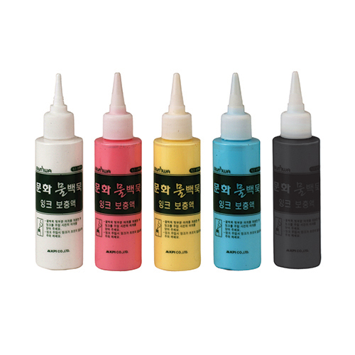 [문화] 더존 물백묵 보충액 잉크보충액 리필액 100ml