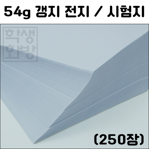 (배송제한)[시험지]54g갱지전지 - 1박스(250장)