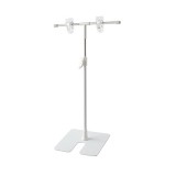 [스탠드형집게걸이]3931 흰색T자걸이(소)