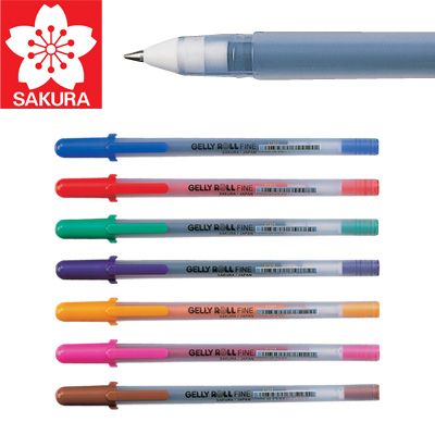 [SAKURA/총12색] 사쿠라 겔리롤 젤리롤 파인 낱색
