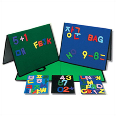 [총3색][융보들이]청양 벨크로보드 - 삼각자료판(고정핀)