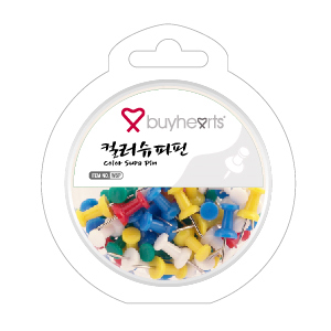 [바이하츠] 월드칼라슈파핀 칼라압핀 장구핀 WSP