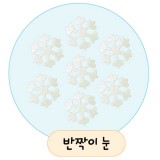 [환경용품]공간꾸미기(펠트소품) - 반짝이눈