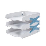 [시스맥스]280064 네오트레이3단(서류받침) - IV아이보리