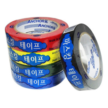 [두리교역] 최고급 칼라마스킹테이프 칼라 종이테이프 18mm