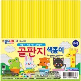 [종이나라] 3000 골판지색종이 (10색 10매)