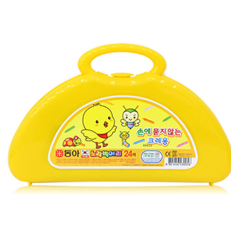 [DONG-A] 동아 노랑병아리 크레용 손에묻지않는 크레파스 24색