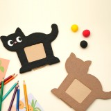 토단 부자재 고양이 모양 액자 만들기