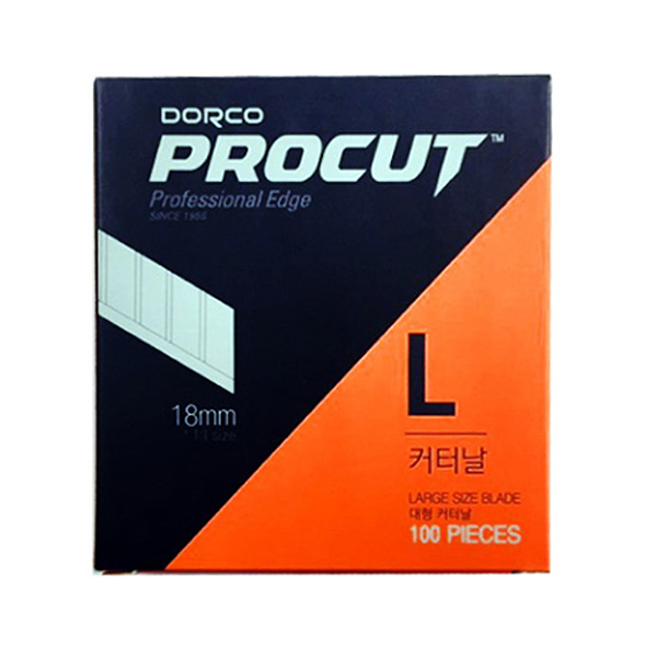 [도루코] 커터칼심/커터칼날/컷터칼심/컷터칼날/커터날/컷터날/캇타날/L날/대형 1갑