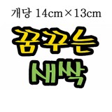 [환경용품]청양 펠트글자(대) - 꿈꾸는새싹