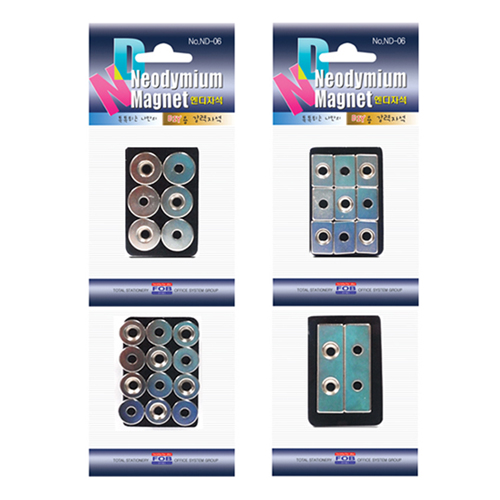 [포비월드] ND자석/네오디움자석/강력자석 (홀) 4가지종류