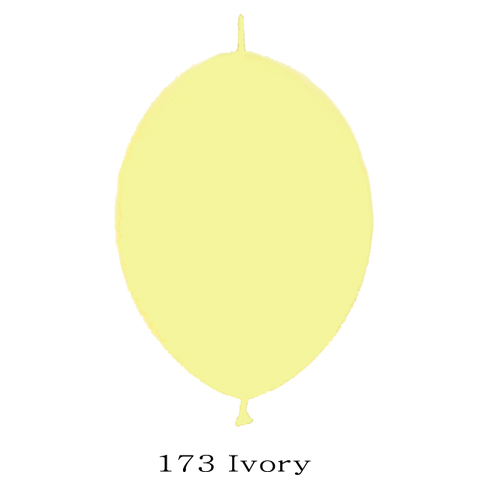 [타이룬풍선/링커룬풍선] 30cm꼬리풍선(100개) - 173 아이보리(미색)_5봉남음