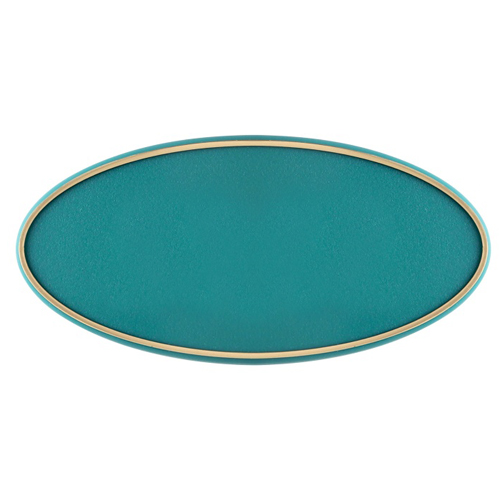 ★주문품★ [아트사인] 4123 반제품 타원호실판(호수판) - 초록(140*67*5mm)