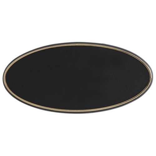 ★주문품★ [아트사인] 4121 반제품 타원호실판(호수판) - 검정(140*67*5mm)