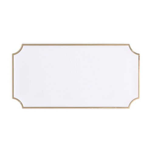 ★주문품★ [아트사인] 4112 반제품 사각호실판(호수판) - 흰색(130*67*5mm)