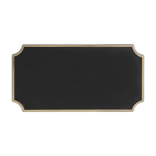 ★주문품★ [아트사인] 4111 반제품 사각호실판(호수판) - 검정(130*67*5mm)